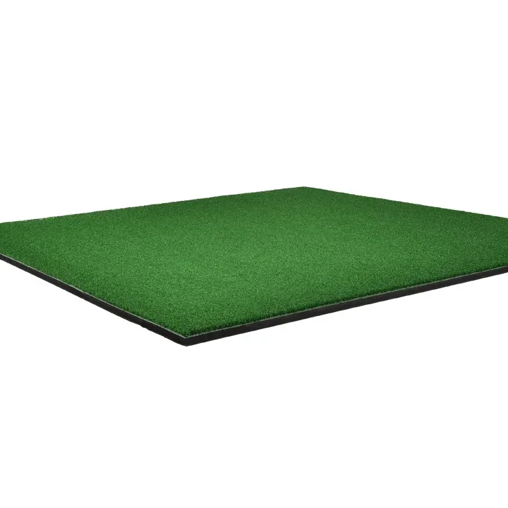 Anti-skidding Nylon Artificial Turf Golf Mat For Indoor Outdoor 105B Golf Practice Range Mat With Hard Rubber