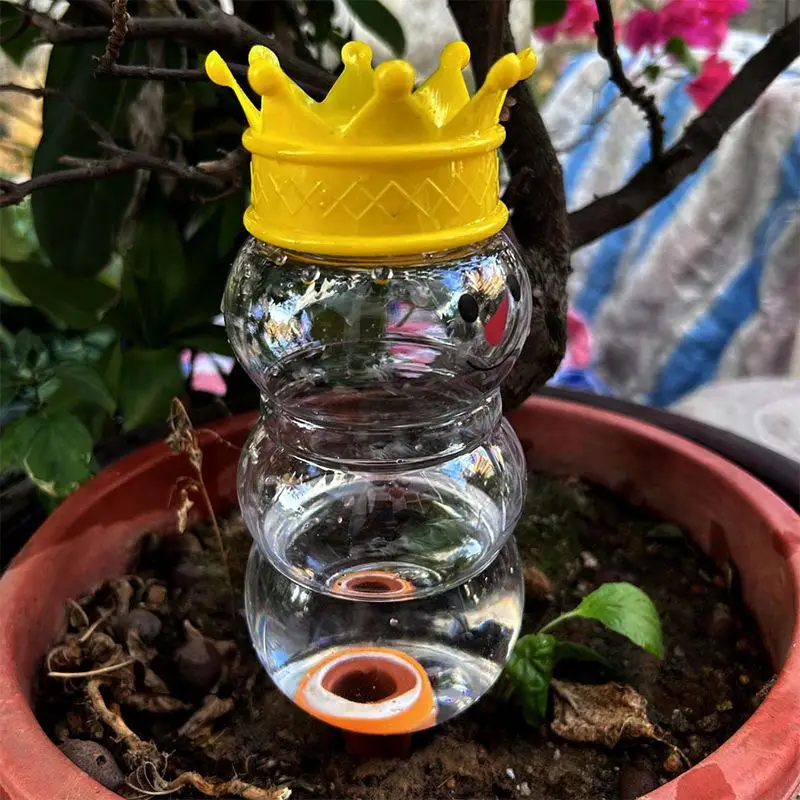 1 Pcs Cartoon Shape Plastic Automatic Plant Waterer Flower Gardening Drip Irrigation Device Watering Tools Gift