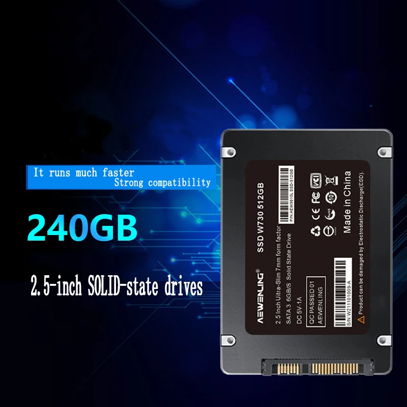 Solid state drive 2.5 " SSD Hard Drive Disk 64GB 256GB 128GB 480GB 1TB 960GB 512G for Computer Laptop Desktop 240GB 120gb HDD