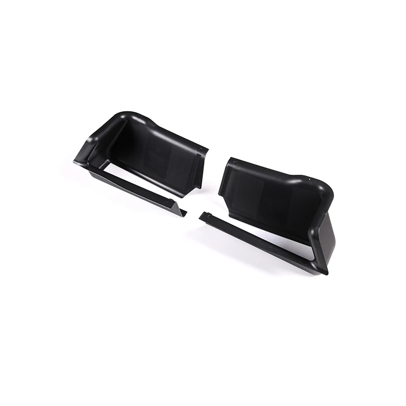 For Tesla Model Y ABS Black Car Rear Seat Corner Protector Cover Interior Molding Accessories