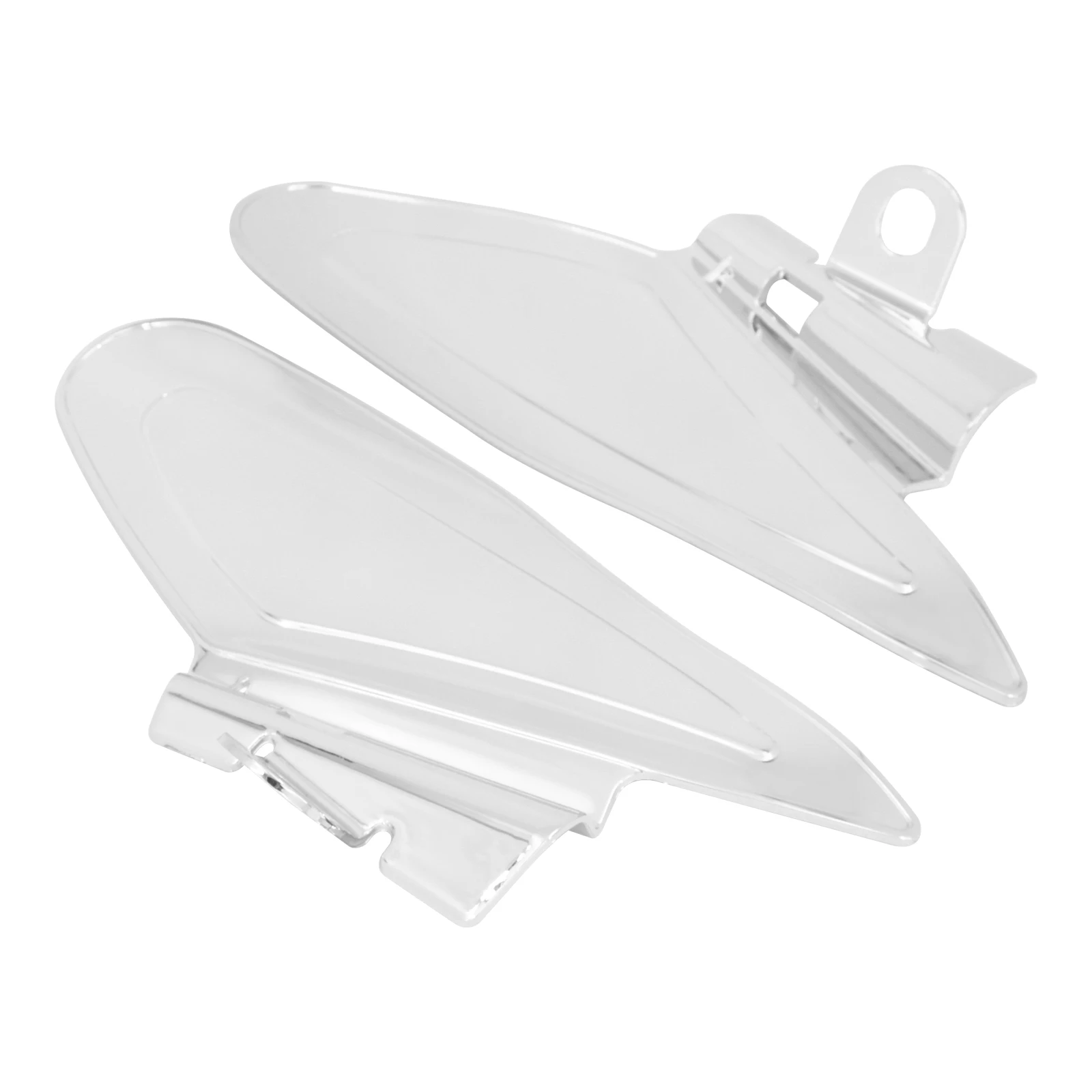 Motorcycle Chrome Reflective Saddle Heat Shields Air Deflector For Indian Chief Classic Vintage Roadmaster Chieftain 2014-2022 view 4