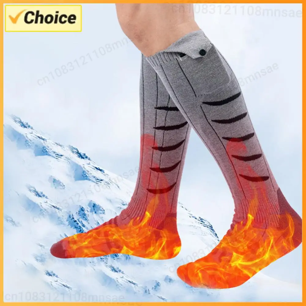 

Winter Heating Socks Cold-Proof Winter Warm Thermal Socks Fast Heating Warm Winter Socks Washable for Cycling Camping Skating