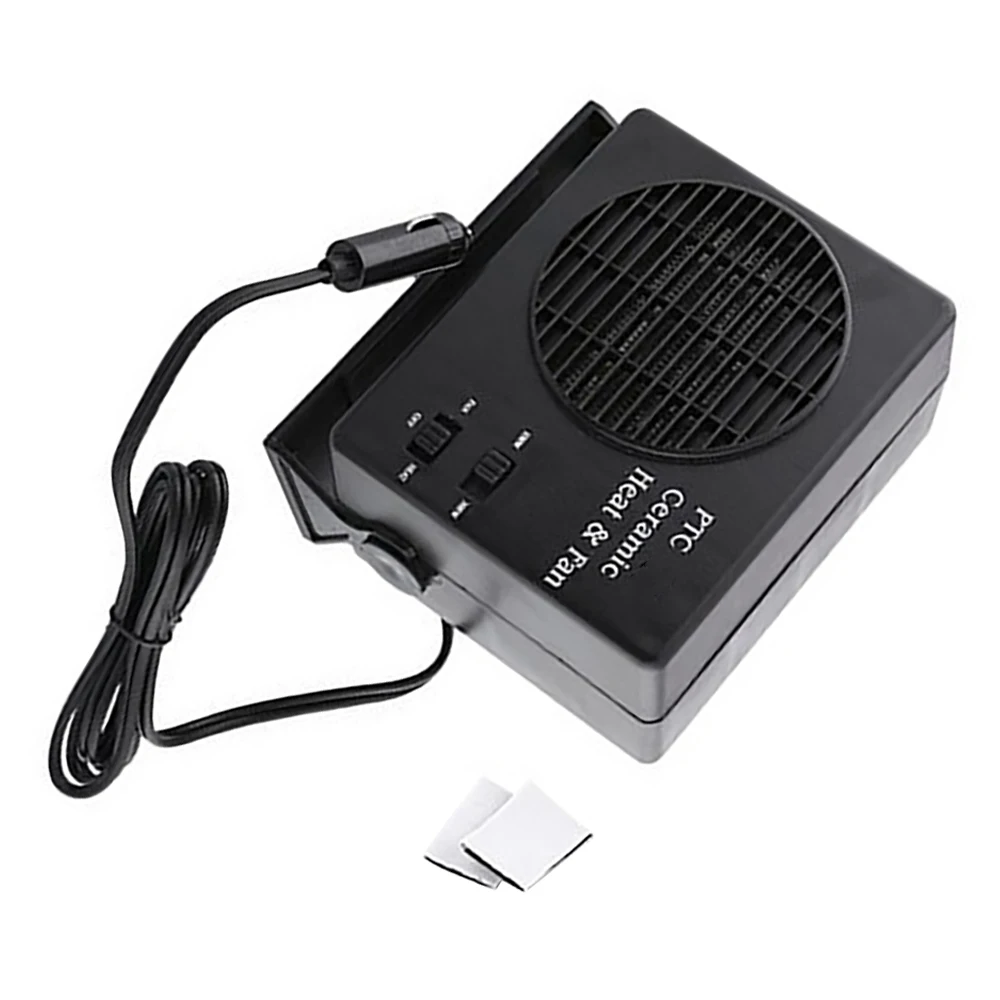 

Car Heater 2 In 1 12V 150/300W Auto Portable Heating Fan Windscreen Defroster Dashboard Driving Demister For Cars SUV Vehicles