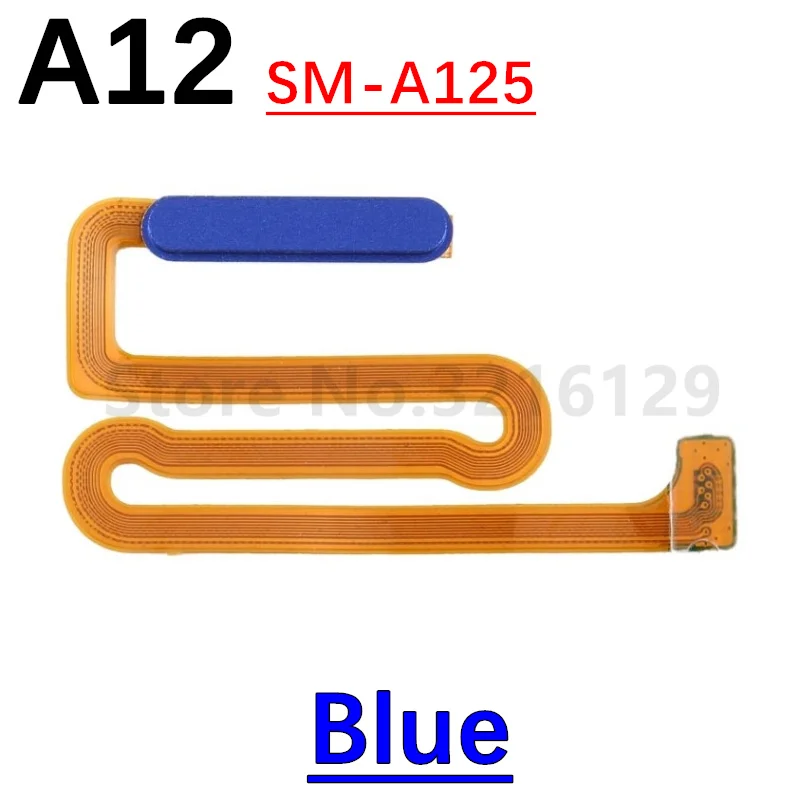 Power Home Button Menu Return Key Fingerprint Touch ID Recognition Sensor Flex Cable For Samsung A12 A125 A127 A22 A225 A226