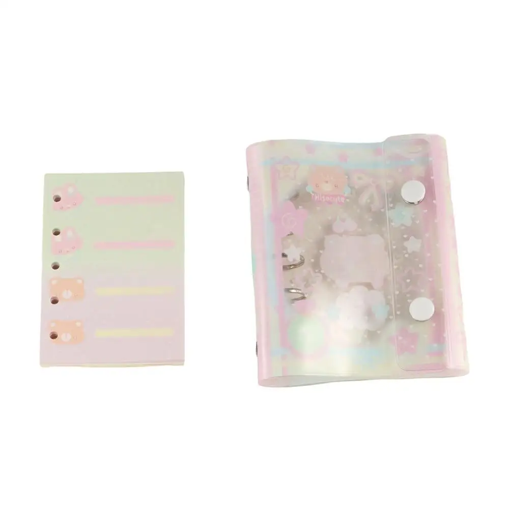 

Cute Spiral Binder Looseleaf Notebook Daily Planner To do List Paper Refill Bear Notebook Cover Binder Inside Page Girls Boys
