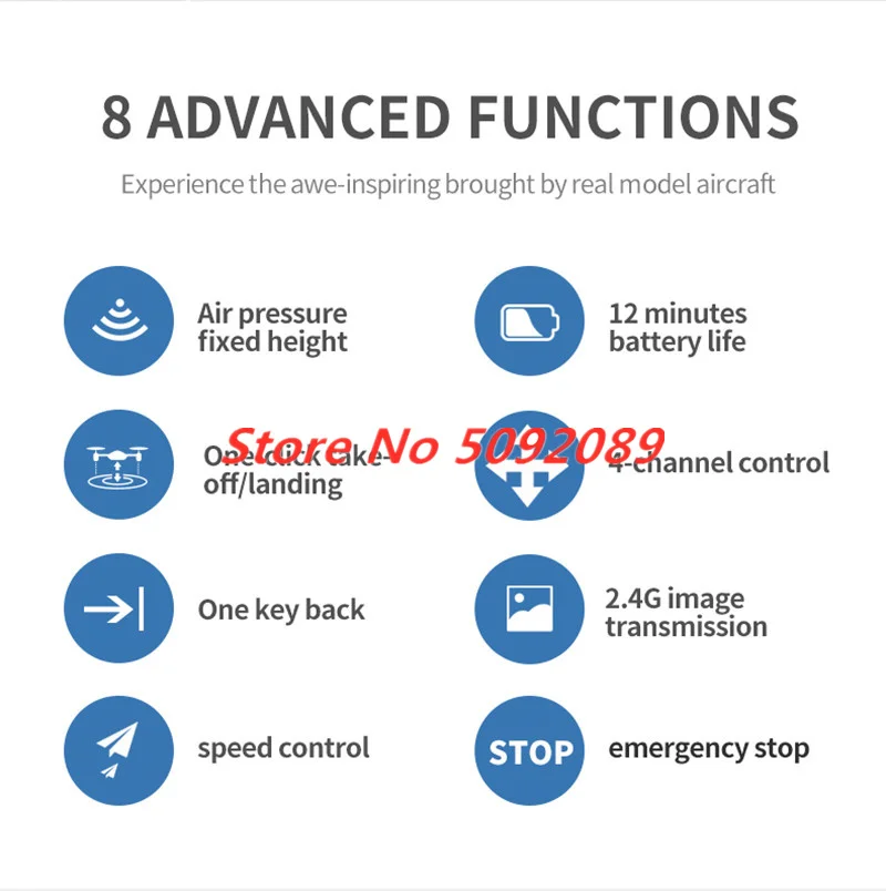 41CM large Osprey helicopter fall-resistant Fixed Height Air Pressure 2.4GHz 4CH Quadcopter With 3pcs battery Child Boy Gift Toy