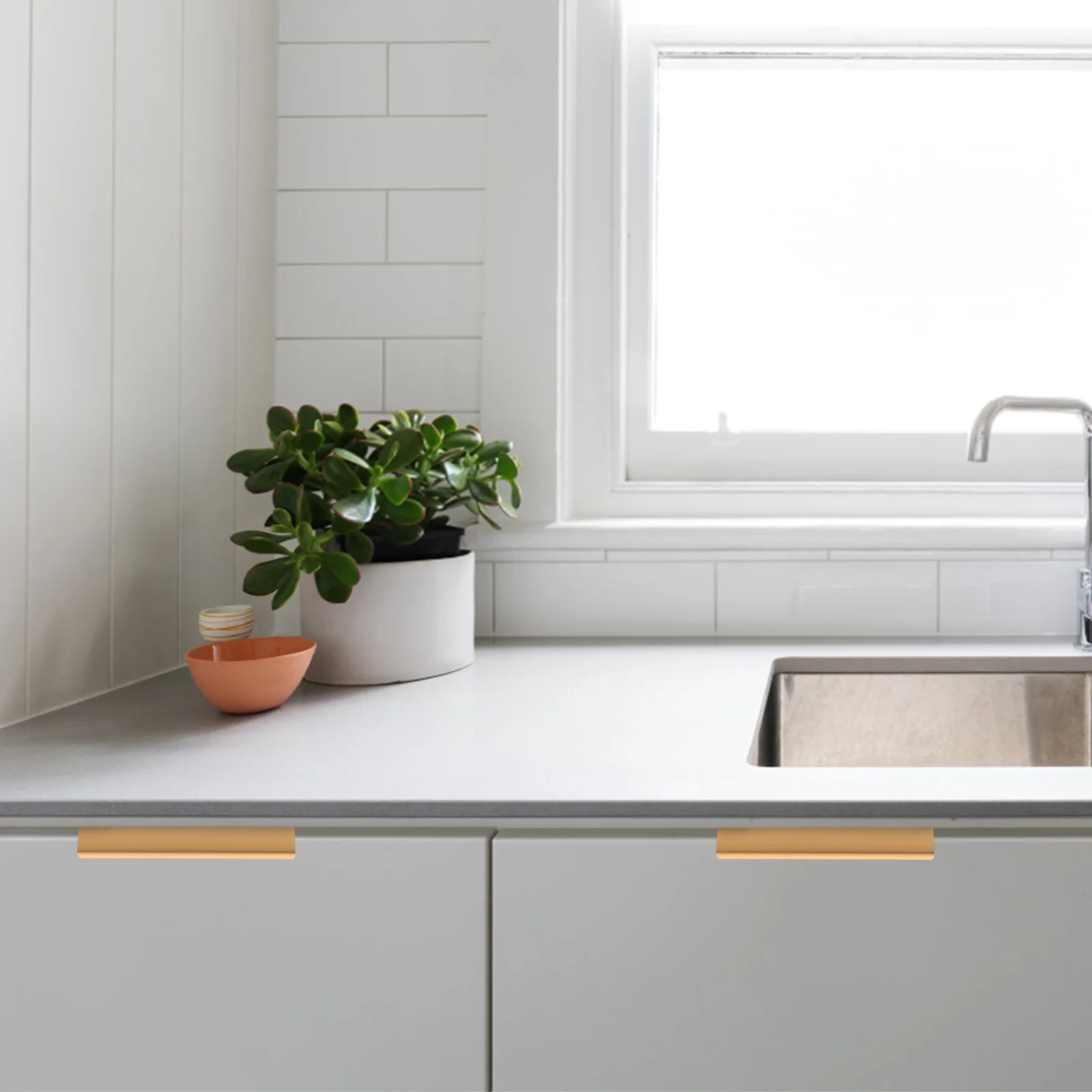 

10pcs Recessed Cabinet Handles Hidden Drawer Pulls No Drill Furniture Grips For Kitchen Bathroom Wardrobe Aluminum Alloy