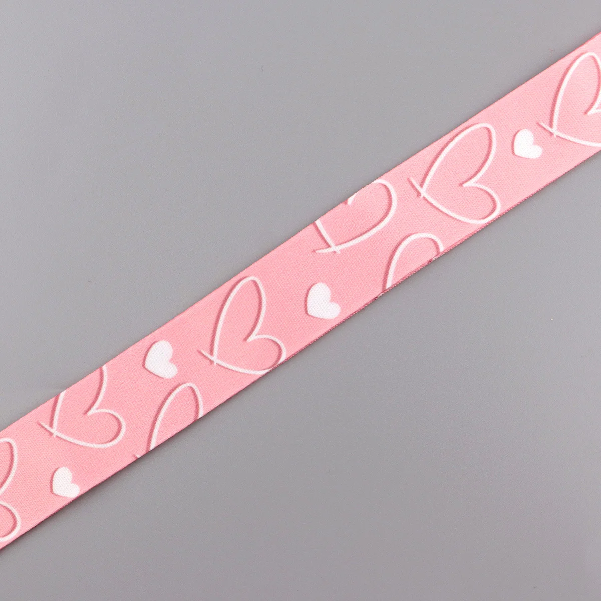 Pink Love Cherry  Quotes Lanyard Neck Strap Keychain ID Card Cover Badges Holder Mobile Phone Hang Rope Keyring Accessories Gift