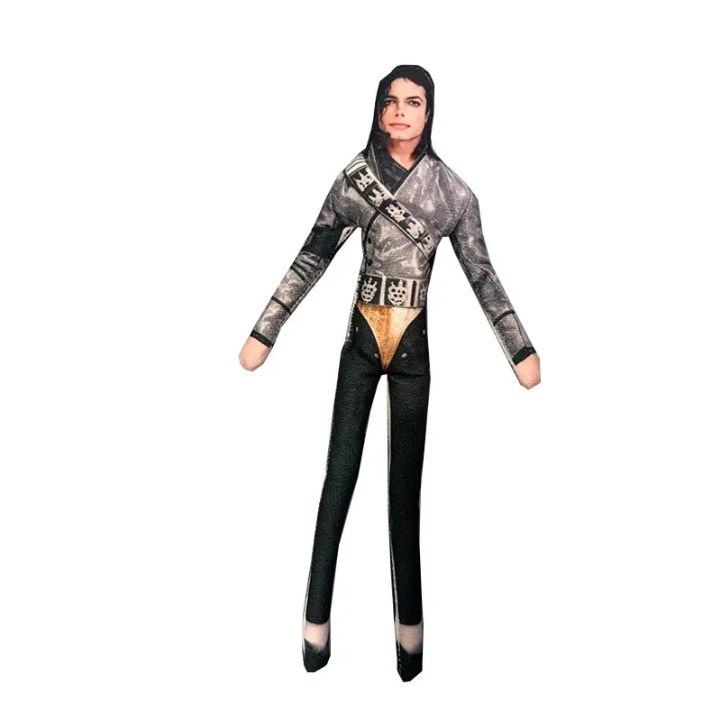 2026 New Style Michael Jackson Cosplay Prop Doll Plush Stuffed Figure Dolls Room Decoration Abstract Joint Mobility Props Gift view 5