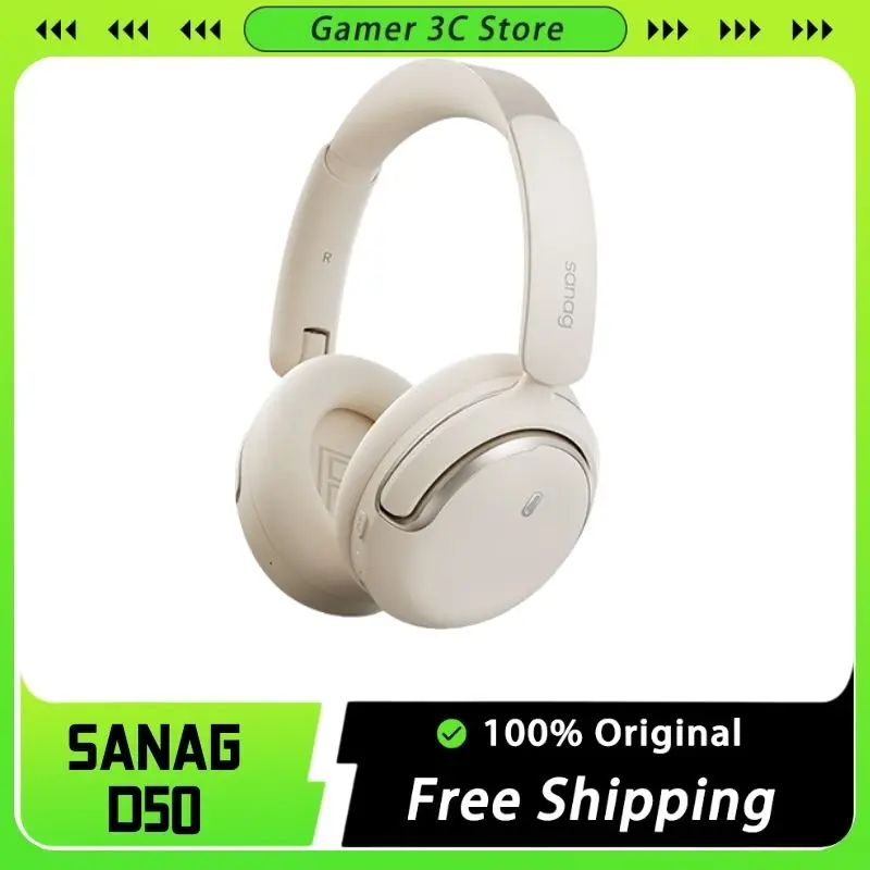 

Sanag D50 Pro Wireless Headphones Bluetooth Earphone Active Noise Reduction Low Delay Long Endurance Earbuds Sports Headhones