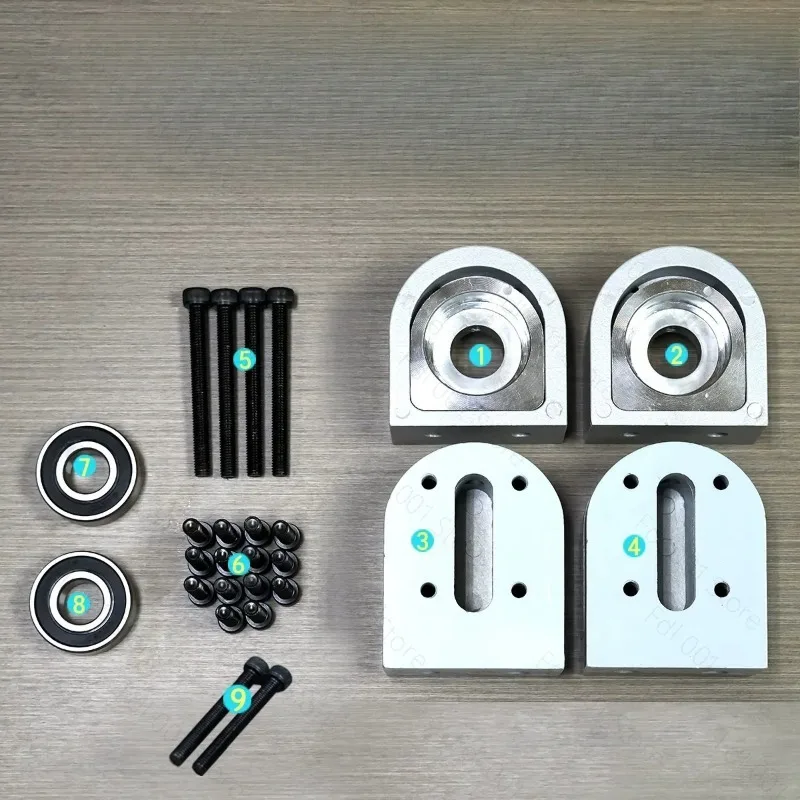 for 4080 conveyor belt roller shaft conveyor belt leader/follower power roller assembly line accessories machine head and tail