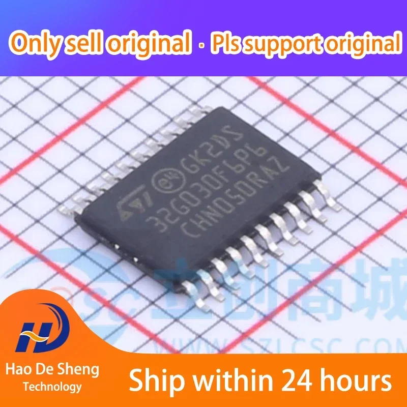 10PCS/LOT STM32G030F6P6  STM32G030F6P6TR TSSOP-20 New Original In Stock