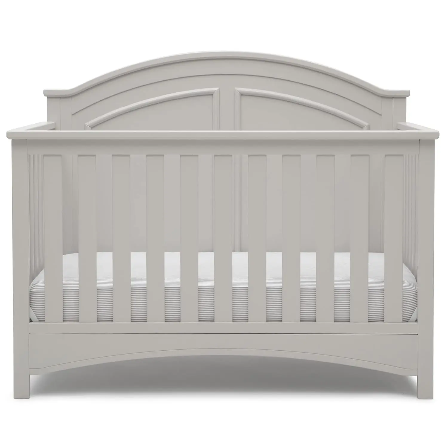 Delta Children Perry 6-in-1 Convertible Crib - Greenguard Gold Certified, Moonstruck Grey