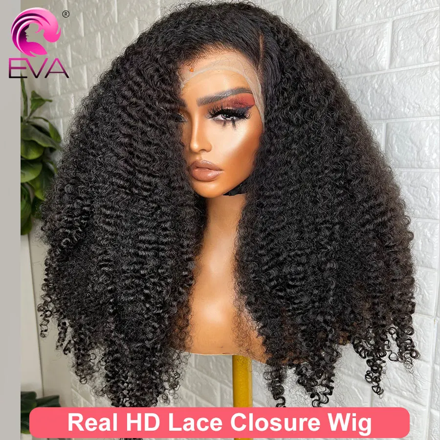 Eva Hair 6x6 HD Lace Closure Wig High Density Human Hair Wigs Real HD Lace Melt Skins Side Part HD Lace Frontal Wigs Pre Plucked