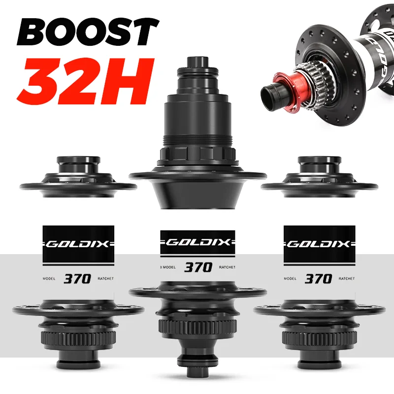 

Goldix M370 32h Mtb Hub Center Lock 32-отверстия Ступица Угловой фланец 142x12 148x12 Boost Hub Xd Ms Hg 36t Ratchet Горный велосипед