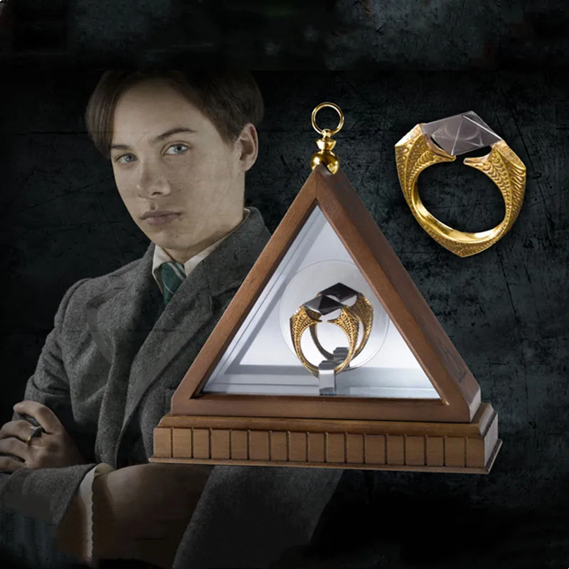 Voldemort Horcrux Ring Harries Potter película periféricos Cosplay Anime joyería suministros para fiestas Gadgets juguetes para niños regalos