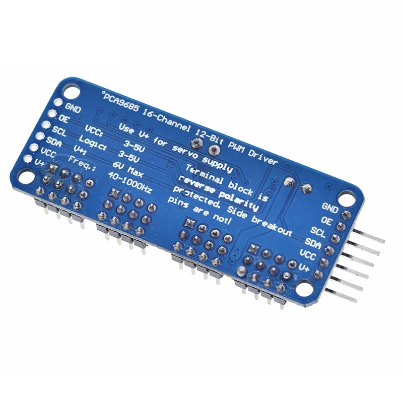 16-Channel 12-bit PWM Servo Driver - I2C interface - PCA9685 for Arduino Raspberry Pi DIY Servo Shield Module servo shield