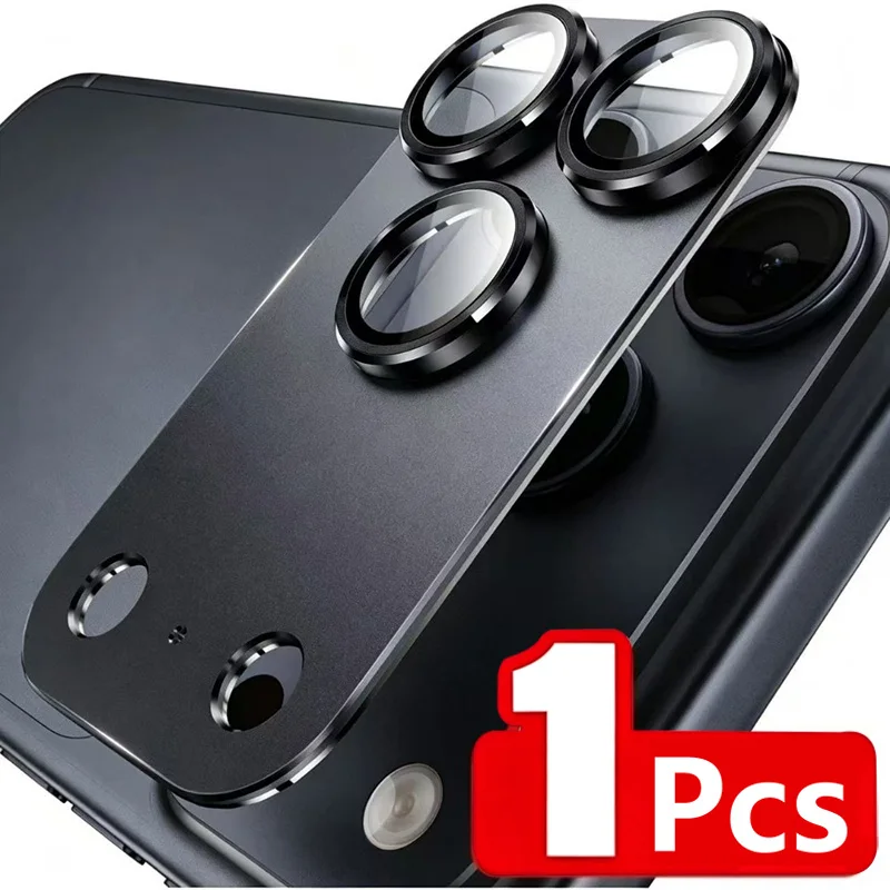 1Pcs New Protective Film For iPhone 18 Pro Max/iPhone 18 Pro Full Coverage Ultra-Thin Camera Lens Protector Metal Frame
