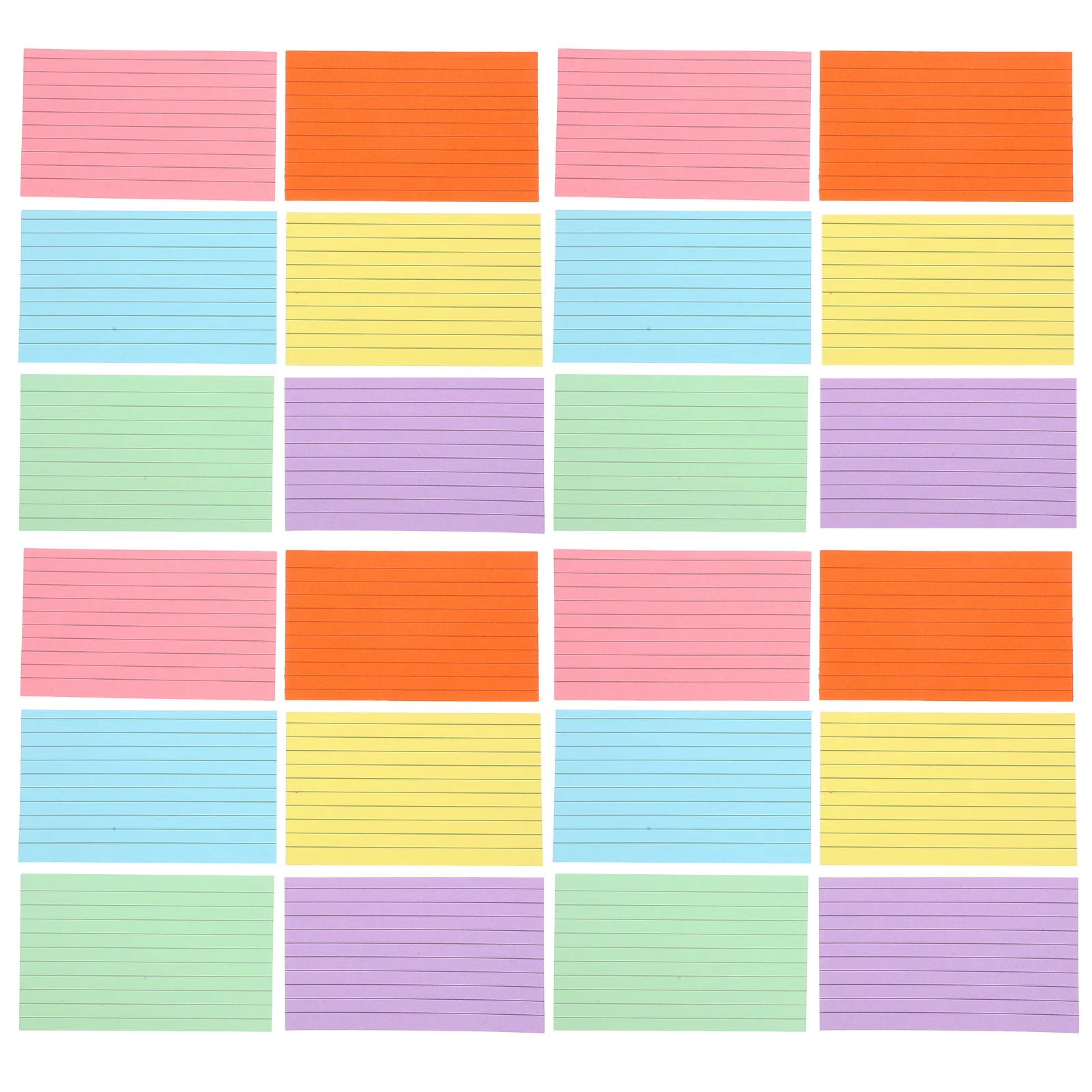 

300Pcs Colorful Index Cards Lined Double Sided Paper for Study Work Task Management Colorful Index Cards Card Color