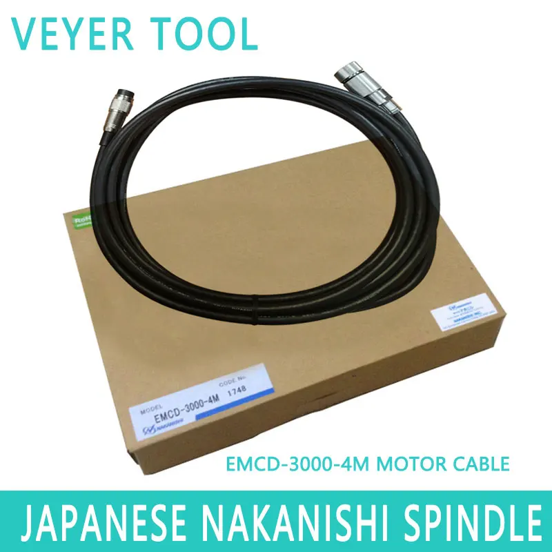 Japan NAKANISHI spindle motor connection cable EMCD-3000/J/A-4M/6M