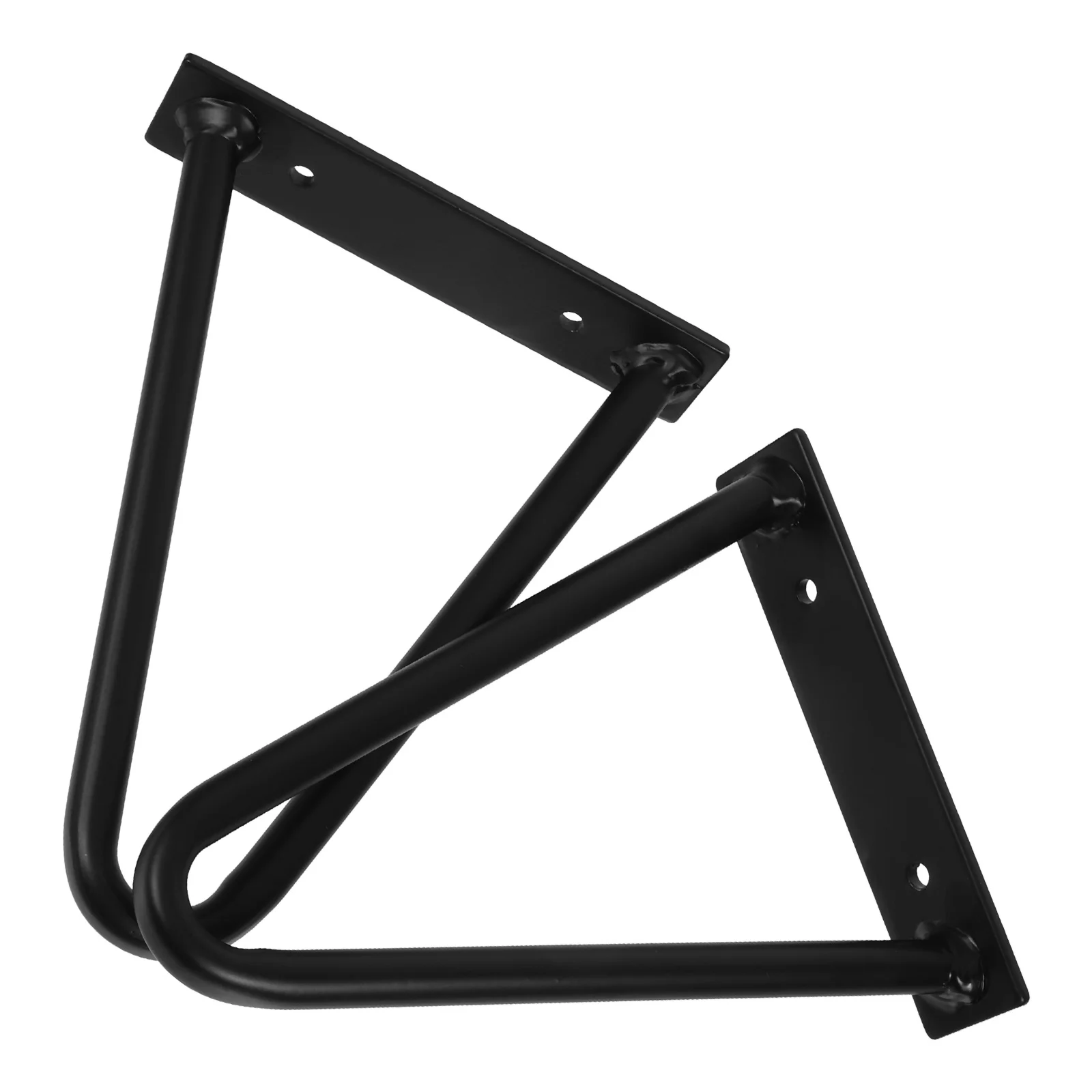 2 Pcs Table Legs Side Coffee Furniture Replacement Chair Dining Metal for Hollow