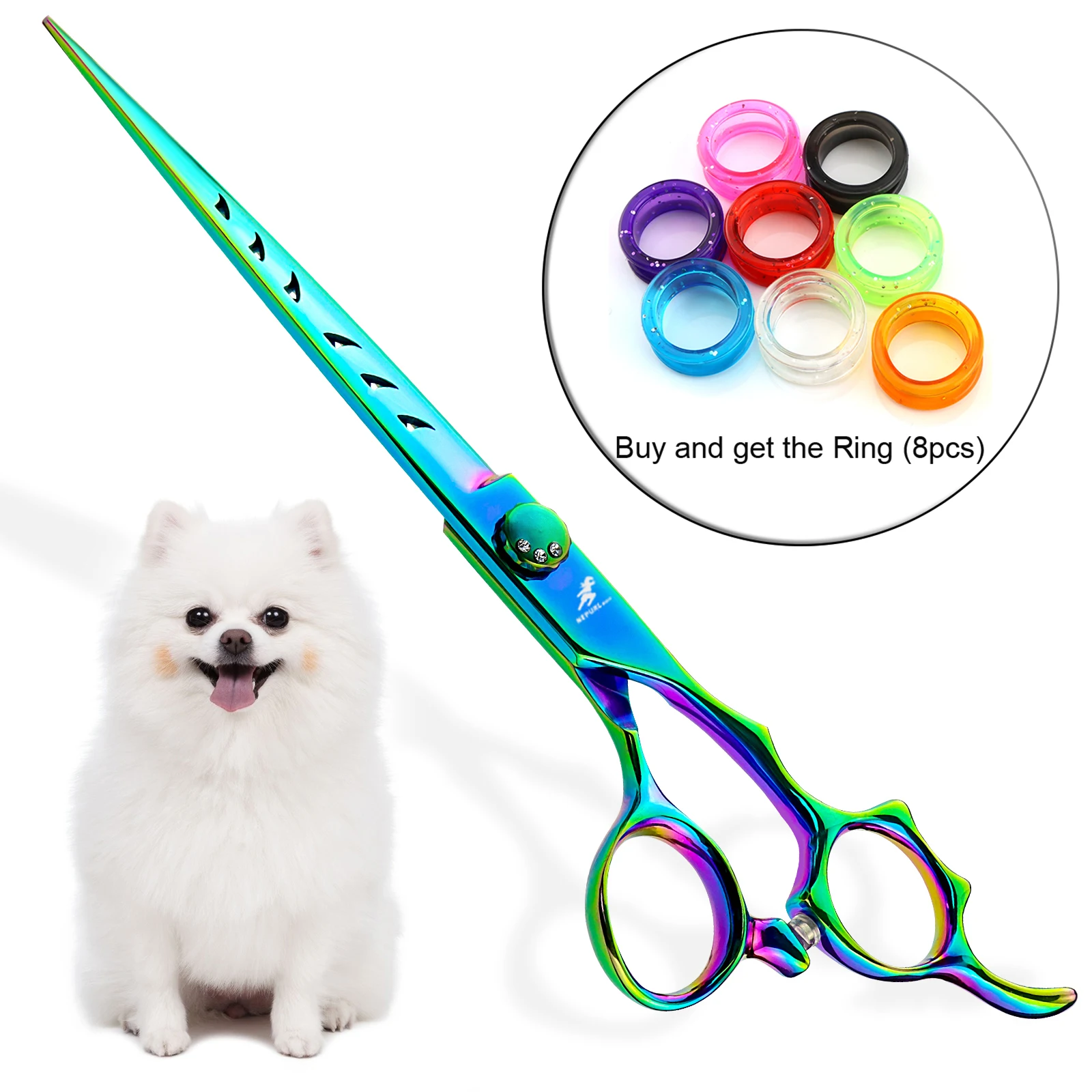

7.5 "dog pet thinning scissors Trimming scissors Cutting scissors