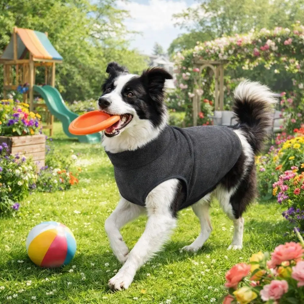 

Эластичный пуловер, куртка для беспокойства для собак, удобный регулируемый успокаивающий жилет для домашних животных, практичное успокаивающее пальто для защиты от ухода за домашними животными