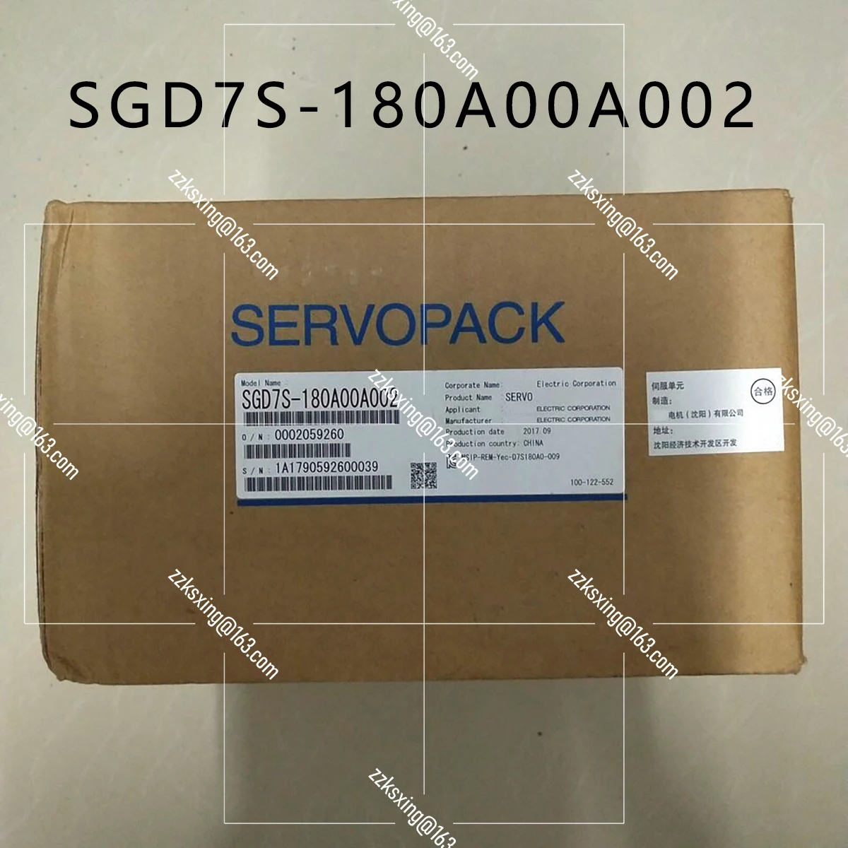 Brand New SGD7S-180A00A002  Original Servo Driver