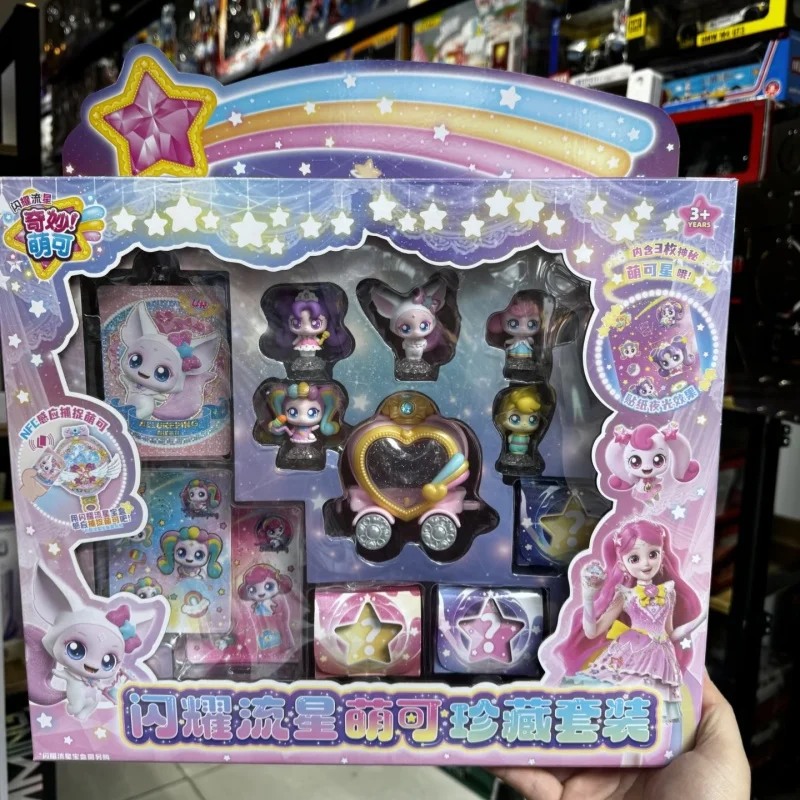 티니핑 캐치 샤이닝 메테오 실버 라이트 오로라 하트 모양 인형 수집용 장난감 귀여운 생일 선물 소녀용 시즌 7