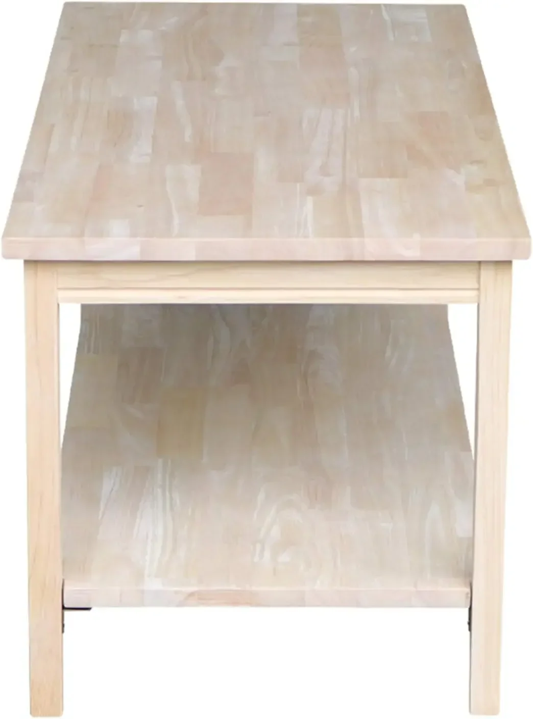 International Concepts Mesa de centro Portman sin terminar