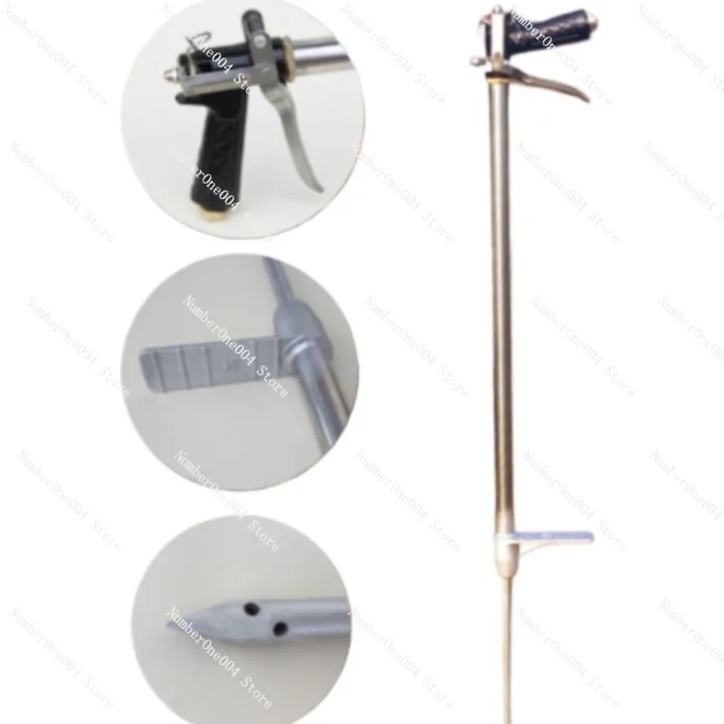 

Stainless Steel Liquid High Pressure Farm Implement Fruit Tree Fertilization Gun Agricultural Fertilizer Injection Gun