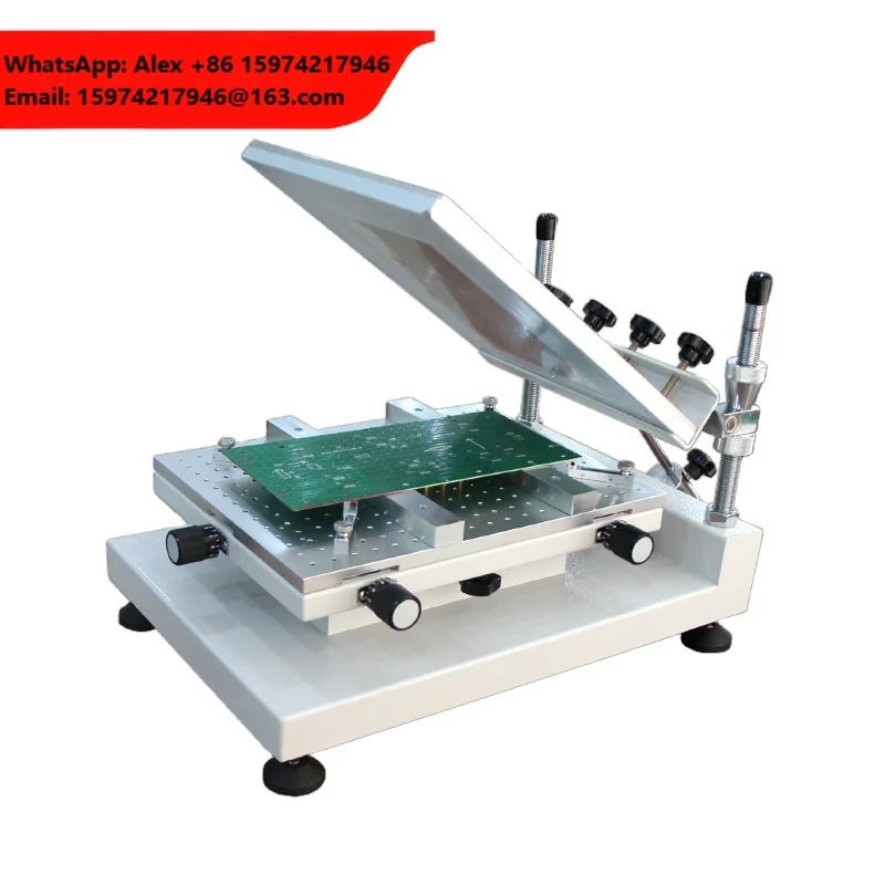 Pcb Manufacturing Equipment ZB3040H Manual Solder Paste Printer High Precision Pcb Solder Paste Screen Printing Machine 30*40cm