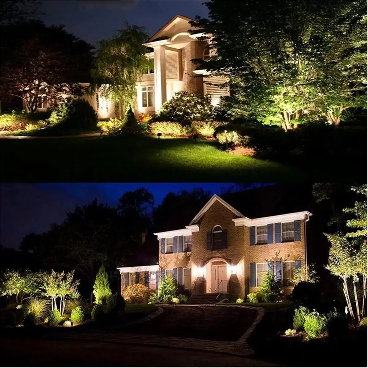 L70A 4PCS Garden Lights LED Lawn Lamp Outdoor Waterproof Garden Light Led Landscape Lights 12-24V IP66 Cold White