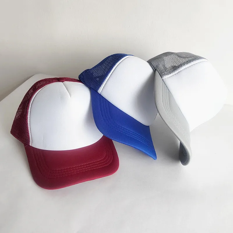 Men trucker hats Foam polyester sports baseball caps ventilate hats for adult men women gorros