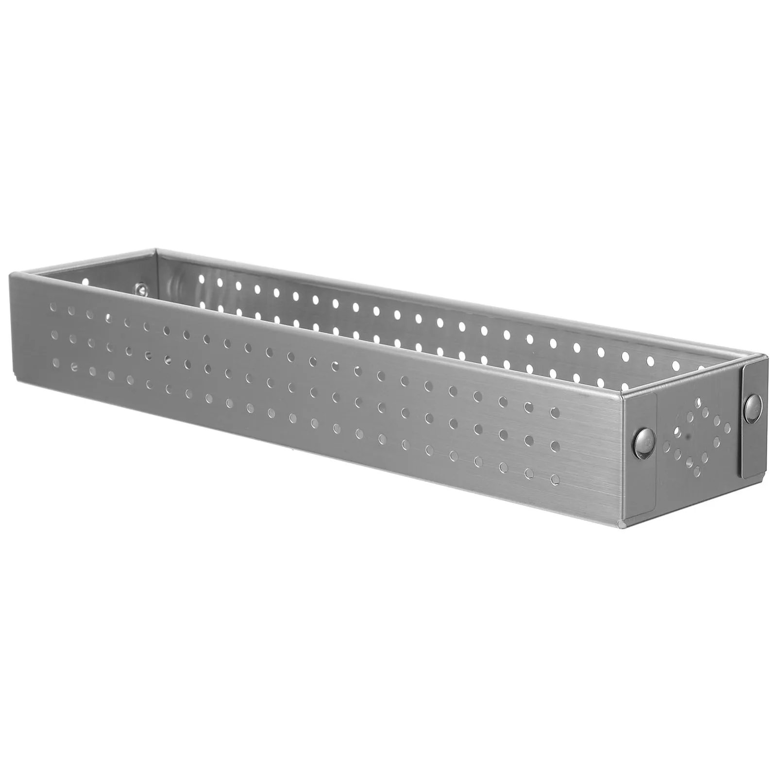 

Stainless Steel Chopsticks Organizer Tableware Storage Container Drain Holes Cutlery Holder Kitchen Utensil Spoon Fork Box