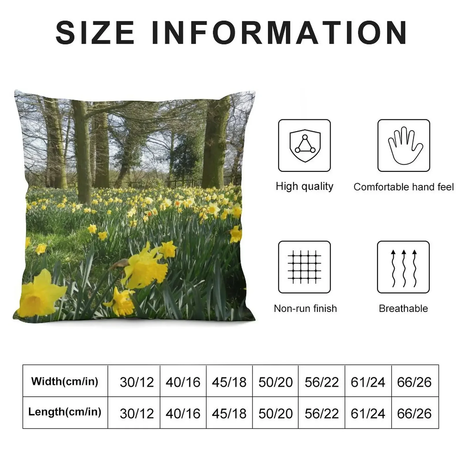 Spring Daffodils Throw Pillow Elastic Cover For Sofa Marble Cushion Cover Throw Pillow pillow