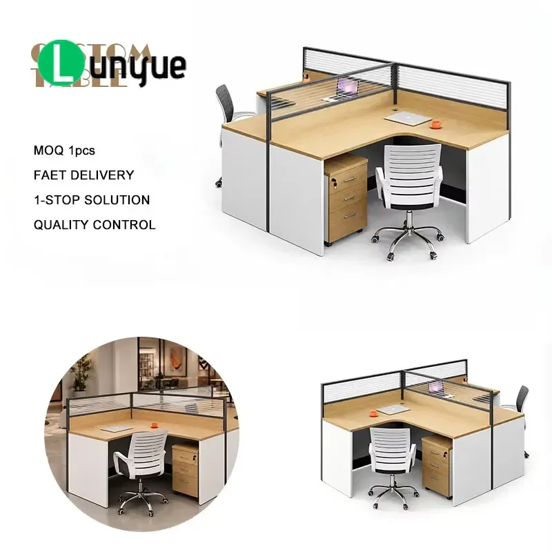 Modern Ergonomic Computer Desk with Spacious Storage Durable Wooden Frame for Home Office Study Writing Work Space