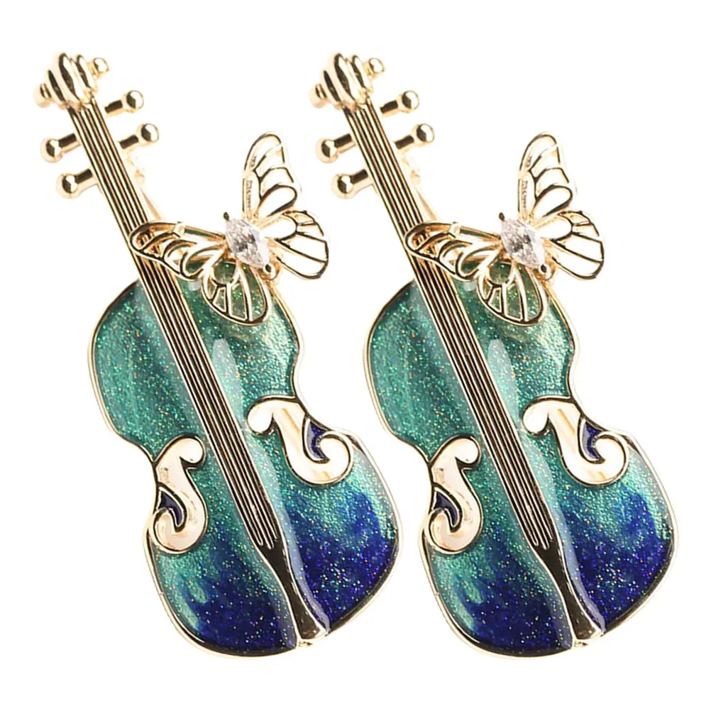 

Брошь в виде скрипки для женщин, булавка для одежды, значок для одежды, шляпа, аксессуары, броши