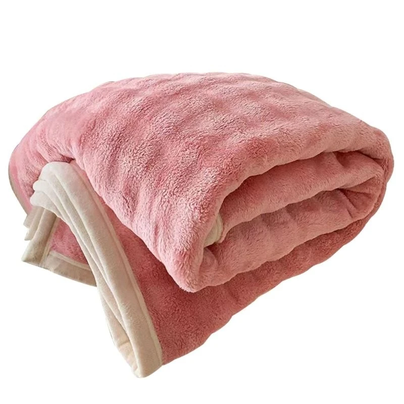 E8BD Soft Plushie Blanket Spring Autumn Air Conditioner Blankets Skin Friendly Throw Blanket Office Color