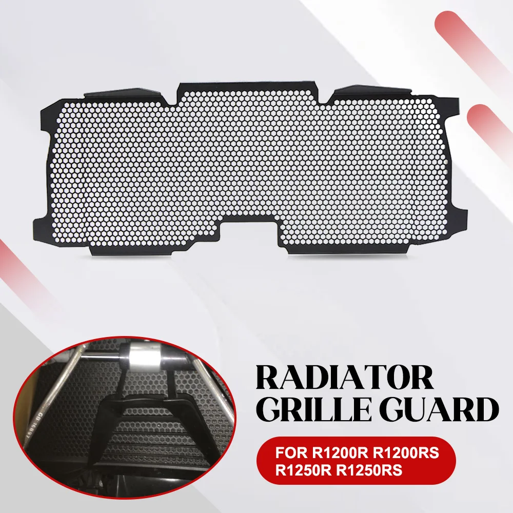 

Motorcycle Accessories Engine Radiator Guard Grill Cover Oil Cooler Guard Protection For BMW R1200R R1200RS R1250R R1250RS