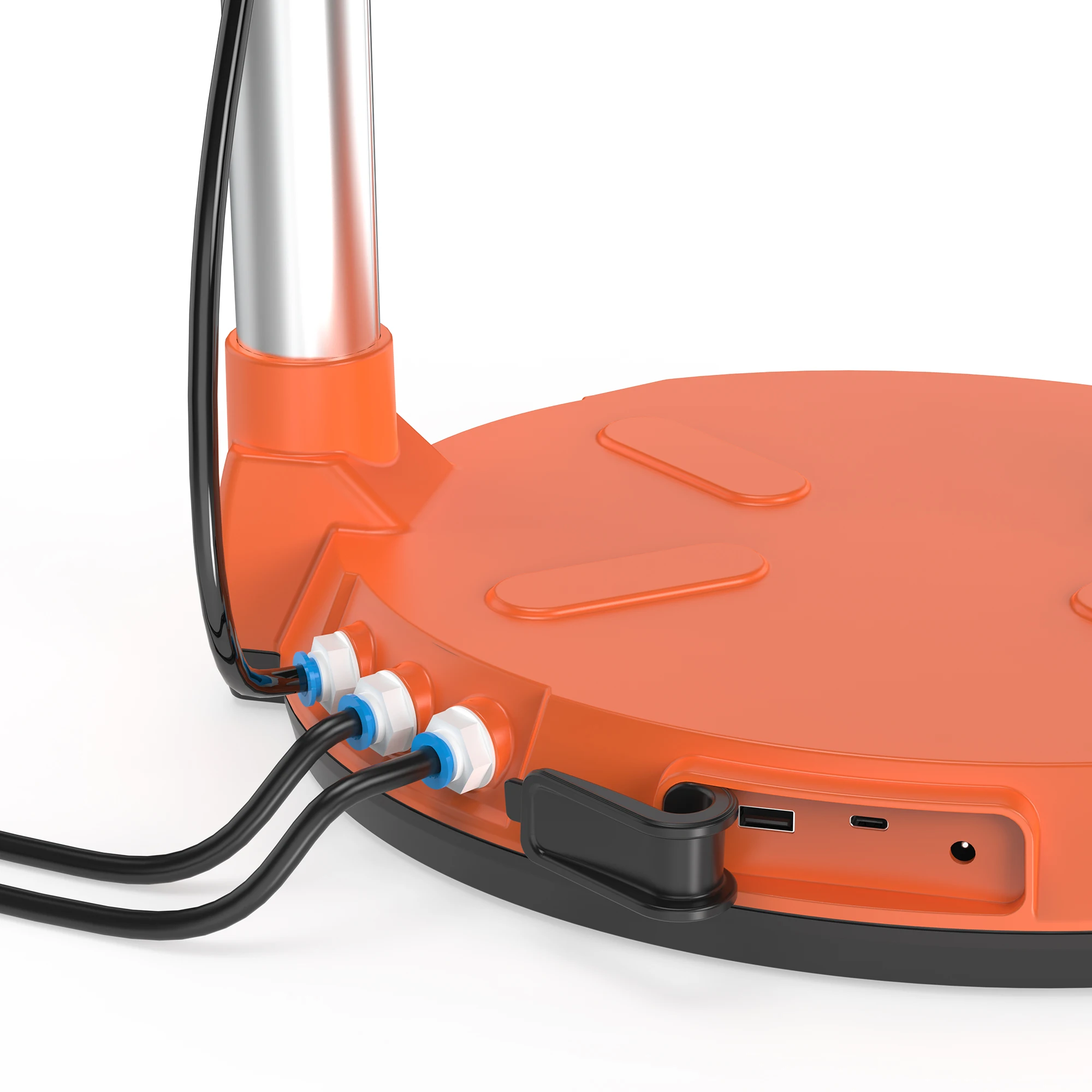 Ventilador de acampamento recarregável de 40.000mAh com luz LED e velocidade e ângulo ajustáveis