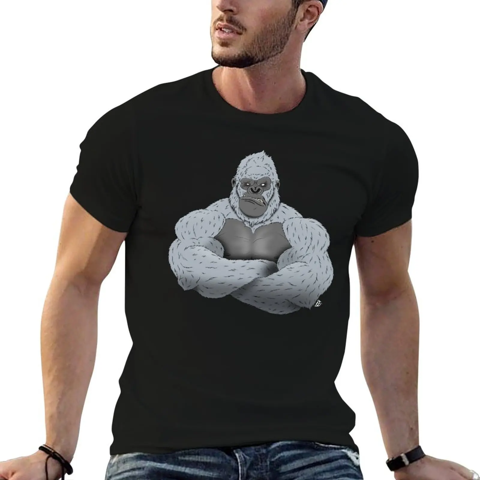 Albino Angry gorilla T-Shirt for a boy designer shirts t shirts for men graphic