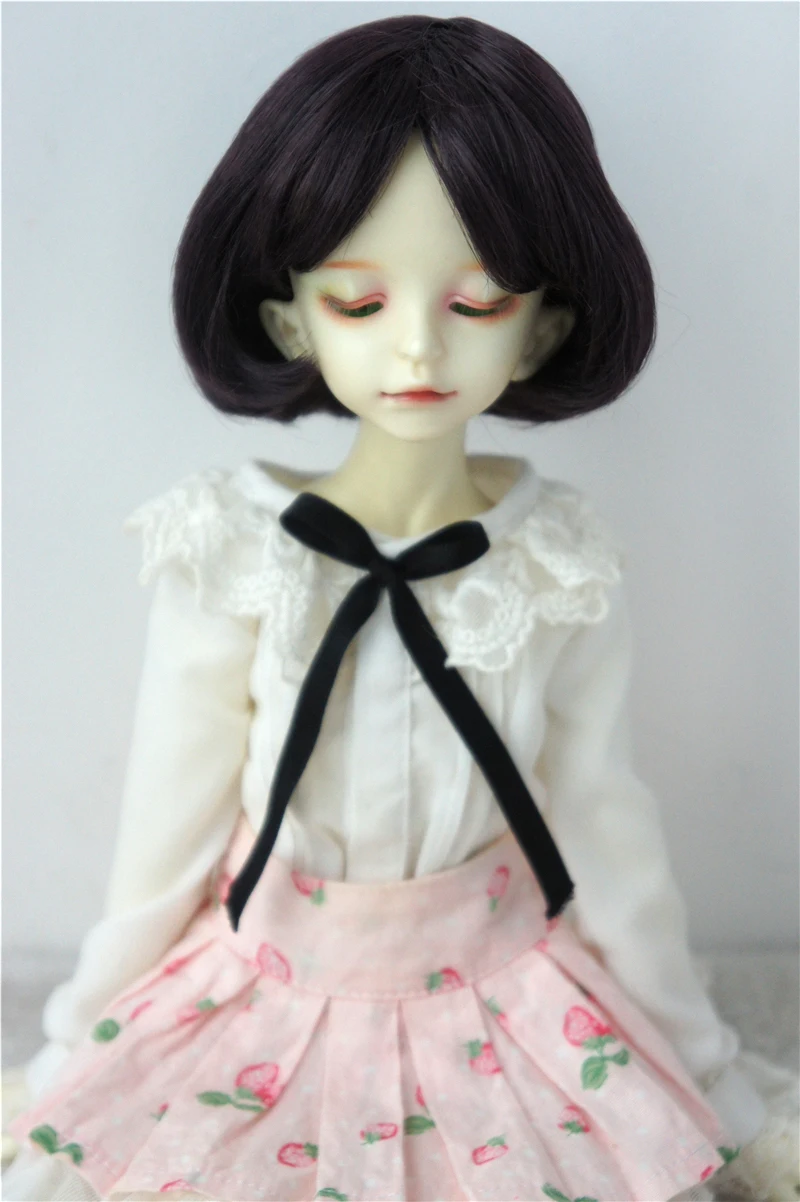 

Jusuns JD659 7-8" 18-20CM Short Tail curls Synthetic Mohair 1/4 MSD BJD Wigs Film Charactor Doll Hair