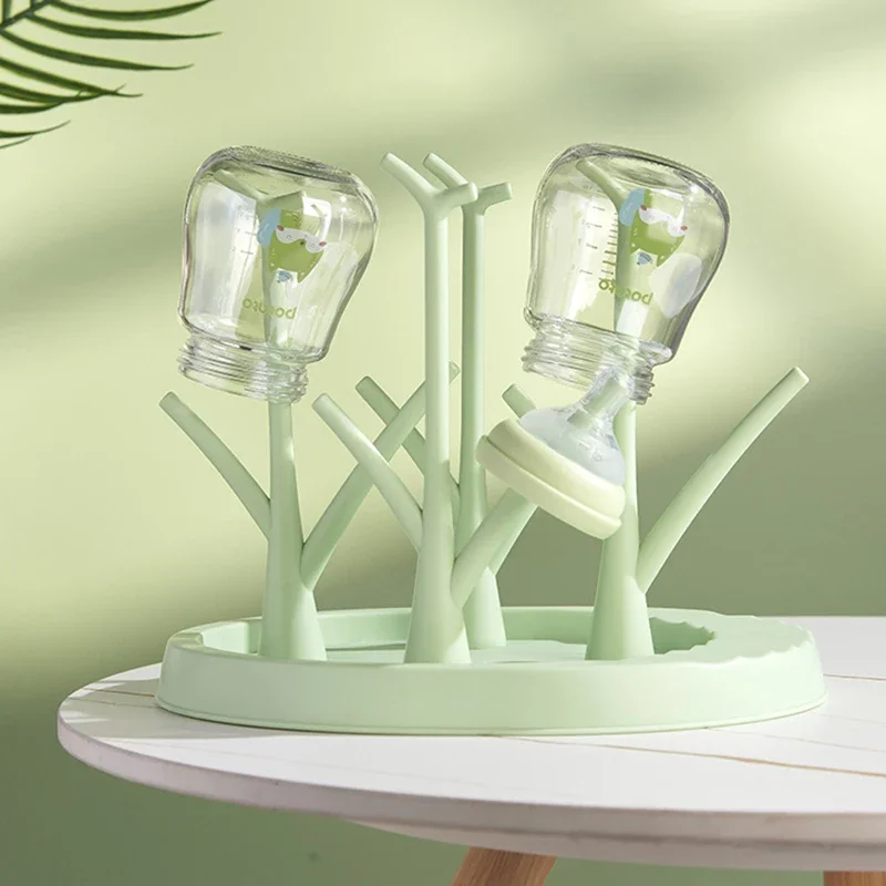 

Держатель для детской бутылочки, чистящая сушилка, съемная сушилка для хранения, форма дерева для младенцев, предмет