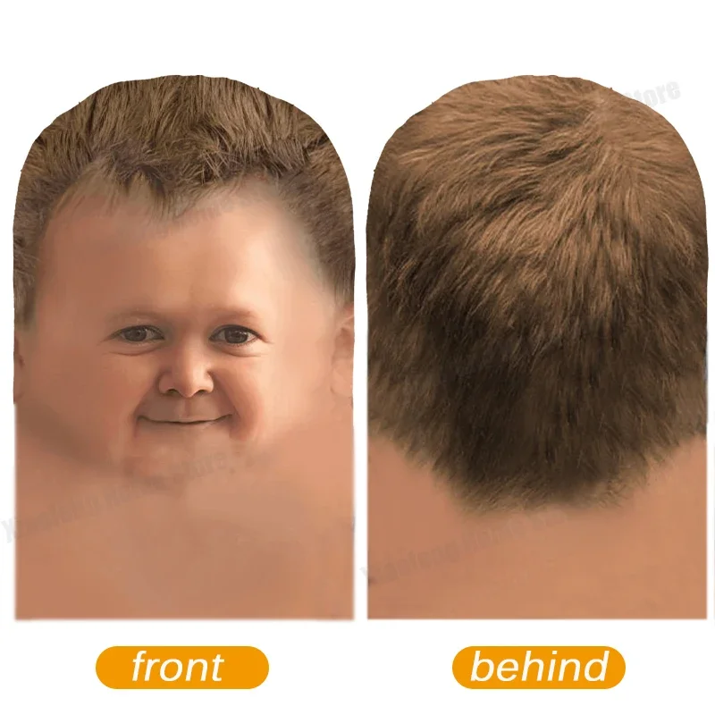 قناع وجه ثلاثي الأبعاد على الوجهين للحفلات التنكرية لكامل الوجه للحماية من أشعة الشمس فوق البنفسجية بالاكلافا دعائم حفلات زي هدايا عيد الميلاد والعام الجديد