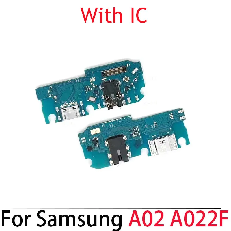 Для Samsung Galaxy A02 A022F / M02 M022F USB зарядная плата док-порт гибкий кабель Замена положения