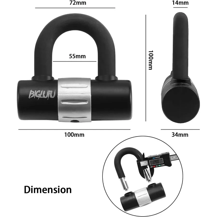 الثقيلة 4ft طويلة 15mm قطع برهان أقفال سلسلة مربعة للحماية الآمنة للدراجات النارية الدراجات مولدات البوابات والدراجات البخارية #6