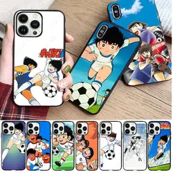 Captain Tsubasa Ozora Genzo football funda Phone Cover For iphone 15pro 14pro 11pro 12 13pro xs max 7 8 SE XR 12mini 15plus Case