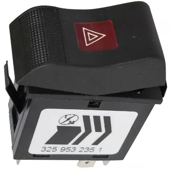 1 Pc 325953235105 Emergency button flashing alarm for Volkswagen VW AUDI Santana 2RD953235 AMEXIAOXU