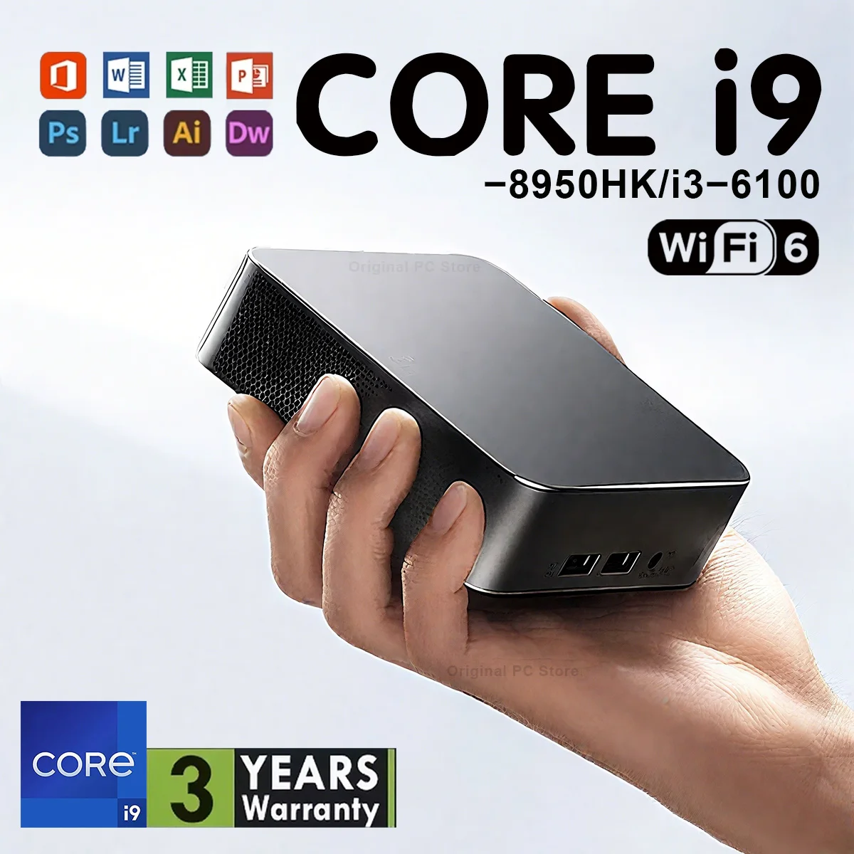 �y�Z�[�����z2026�N�� �|�[�^�u���~�jPC �Q�[�~���O Core i9 8950HK i3-6100���� Windows 11 �~�j�R���s���[�^�[ 16GB RAM 1TB SSD Type-C WiFi6 BT5.2 �Q�[�~���OPC �f�X�N�g�b�v